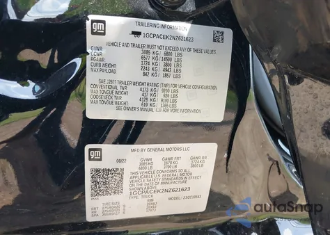 2022 Chevrolet Silverado 1500 2Wd Short Bed Lt from USA, damaged, VIN 1GCPACEK2NZ621623